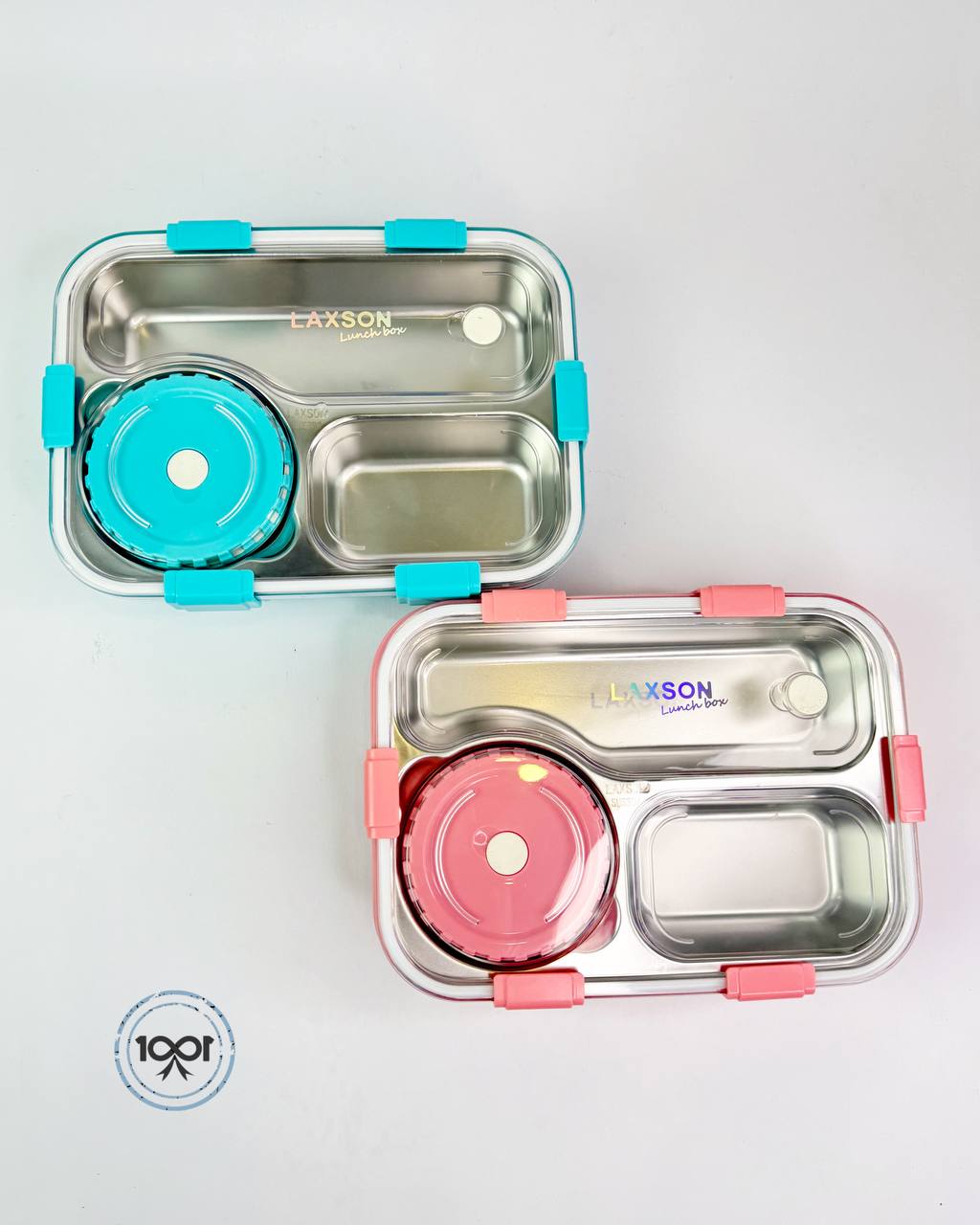 ظرف غذای استیل تک‌طبقه ۳ قسمتی-کاسه دار