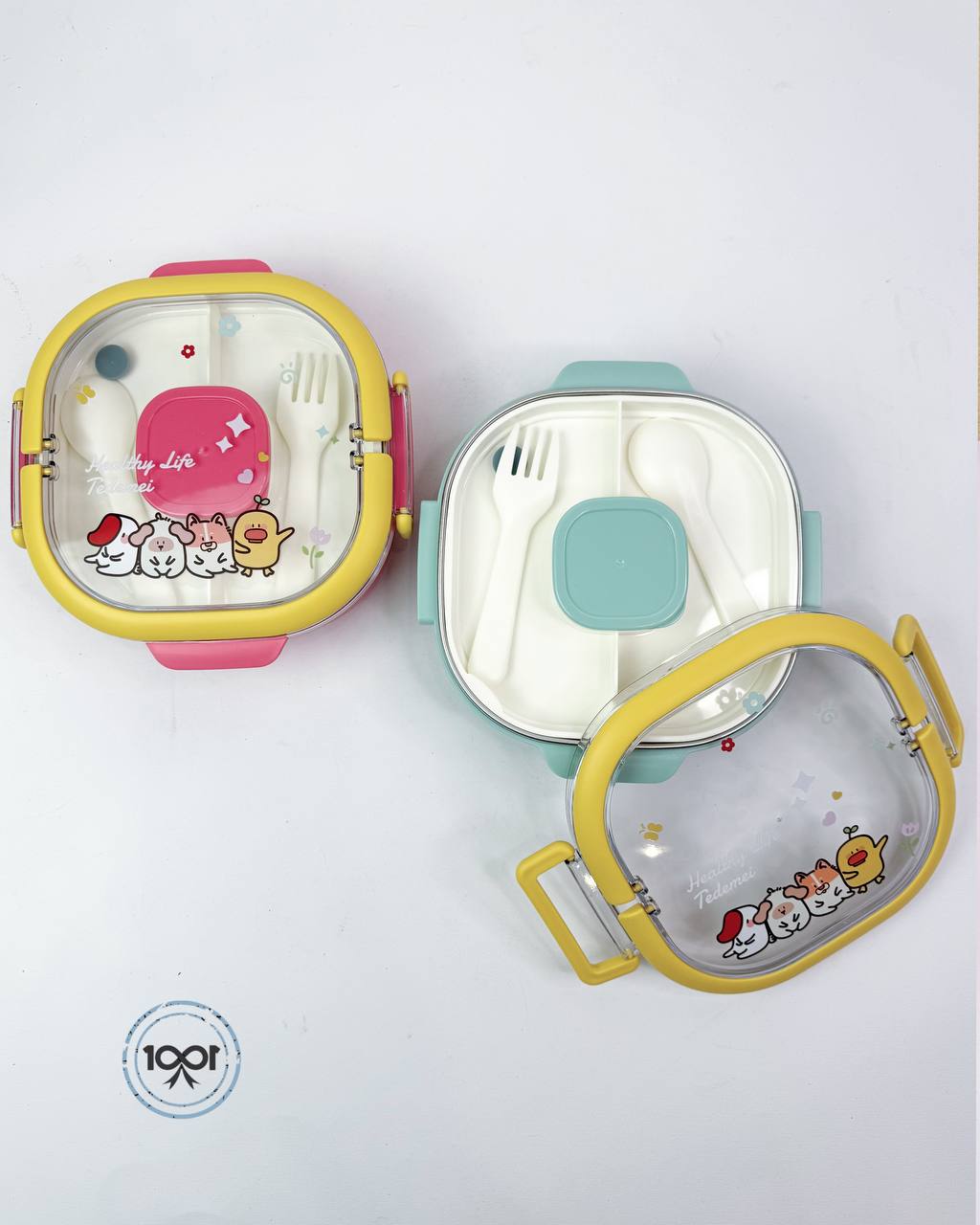 ظرف غذای داخل استیل چند قسمتی Tedemei